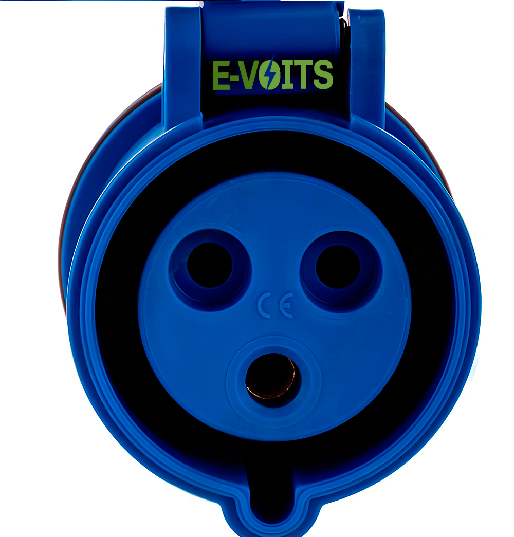 Adaptador 16a Macho Para 32a Femêa Carregador Portátil Carro Elétrico