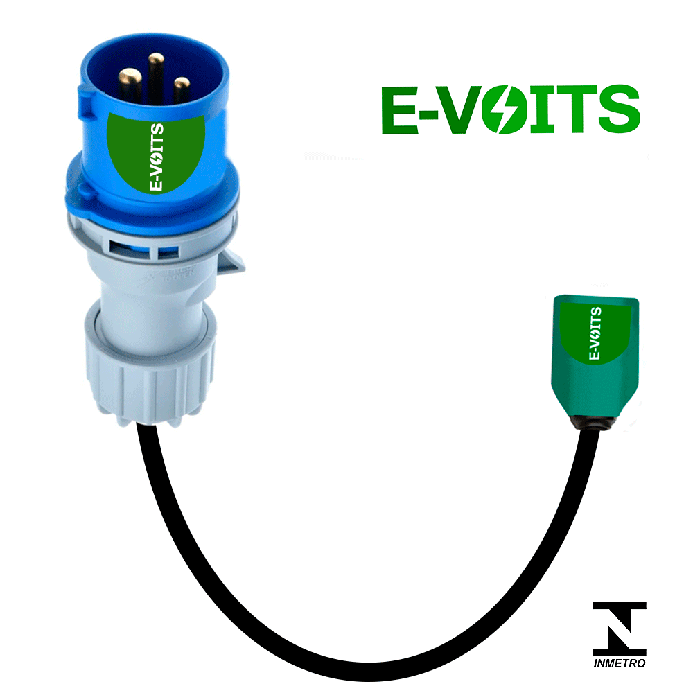 Adaptador Tomada 20a Para 16a Carregador Carro Elétrico 50cm