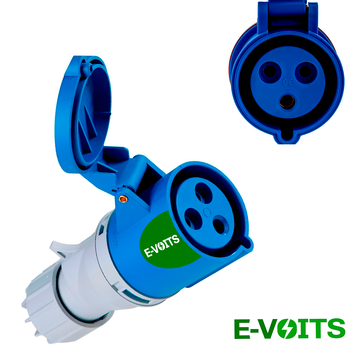 Adaptador para Carregador de Carro Elétrico 16a 10m Evoits