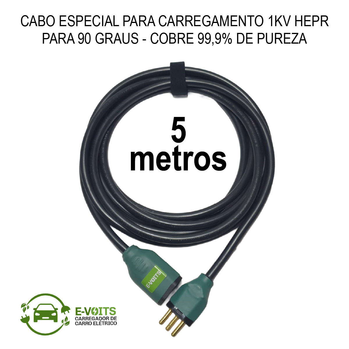 Extensão 20a 5 Metros Para Carregador Portátil Byd Gwm